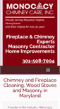 Mobile Screenshot of monocacychimneycare.com